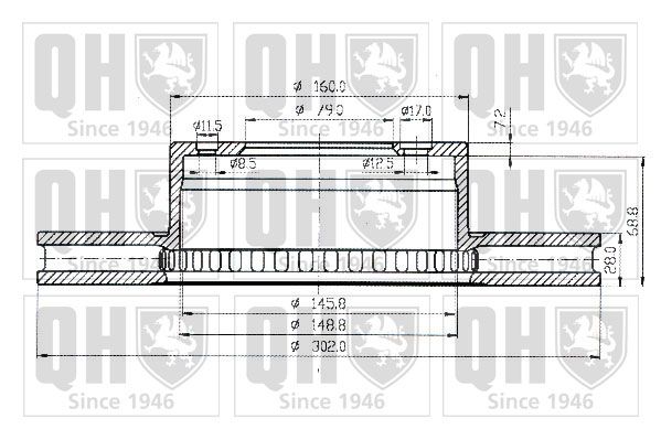 QUINTON HAZELL Piduriketas BDC3645